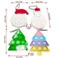 thumbnail image 2 of Navidad Push Bubble Stress Reliever Mano Pequeño Llavero Sensorial Silicona Oficina Escritorio Juguete Para Niños Adultos Monstrate AP006778-01, 2 of 6