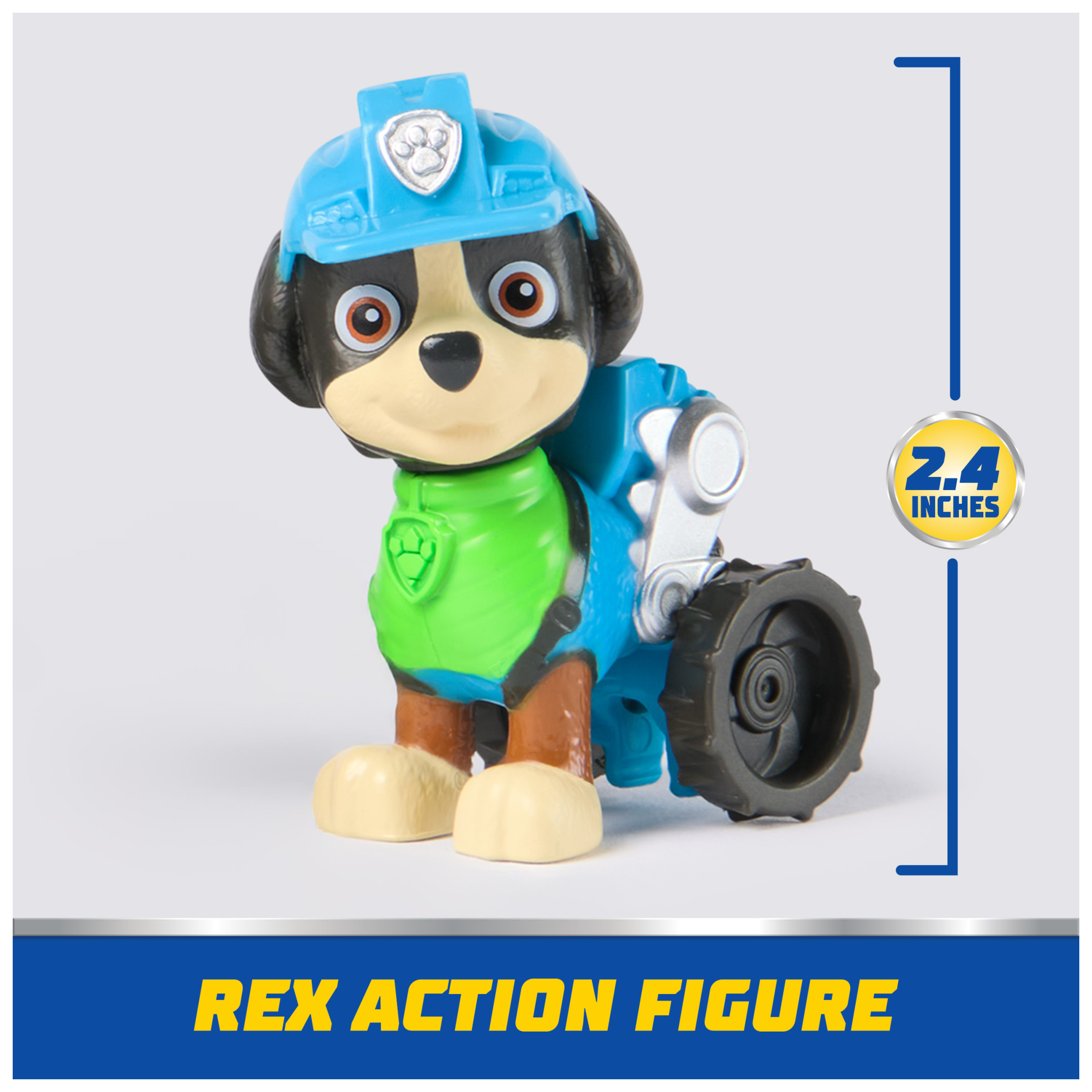 PAW Patrol Dino Rescue Truck with Collectible Rex Figure, Sustainably Minded Toys for Kids Ages 3+