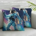 thumbnail image 3 of Pratyus Space Art Square Pillow Cover Case for Cushions Sofa Bed Outdoor Decoration Throw Pillow Cover Home Decor 1PC 22x22in, 3 of 5