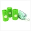 Earth Friendly Diaper Baggy Dispenser with 80 OXO-Degradable Bags with Cardboard Recyclable Core (Mint Arrow)