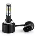 thumbnail image 3 of BR 120W 6000K 3000LM LED faro H27/880 reemplazo de bombilla de luz delantera 12-24V IP68 impermeable, 3 of 10