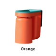thumbnail image 2 of Holder Toothpaste Toothbrush Wall Mounted Self-Adhesive Bracket Hanging Rack Long-Lasting  Bathroom Hom Orange, 2 of 8