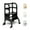 Black, variant on Ette Tete STEP UP • Adjustable Height Montessori Helper Tower for Toddler with Support legs (Gray)