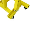 thumbnail image 4 of Engine Hoist with Lever, 2 Ton Folding Cherry Picker Shop Crane Hoist Lift, Heavy Duty Hydraulic Engine Crane with 6 Casters, Engine Hoist Lever for Engine Lifting Loading, 4 of 7