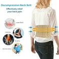 thumbnail image 2 of HONGJING Decompression Back Brace for Lower Back Pain Relief, Beige, One Size fits 29-49 Waist, 2 of 7