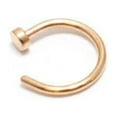 thumbnail image 3 of Nose Ring Hoop Stud 316L Surgical Steel Nose Piercing Jewelry 22G 20G 18G, 3 of 15