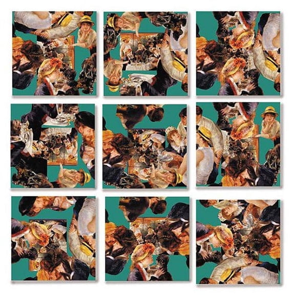 B Dazzle Renoir Scramble Squares 9 Piece Puzzle