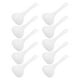 thumbnail image 4 of 10 cucharones para sopa, cuchara grande para harina, cuchara de arroz de plástico blanco, cucharón para servir alimentos, utensilio de cocina resistente al calor, 4 of 7