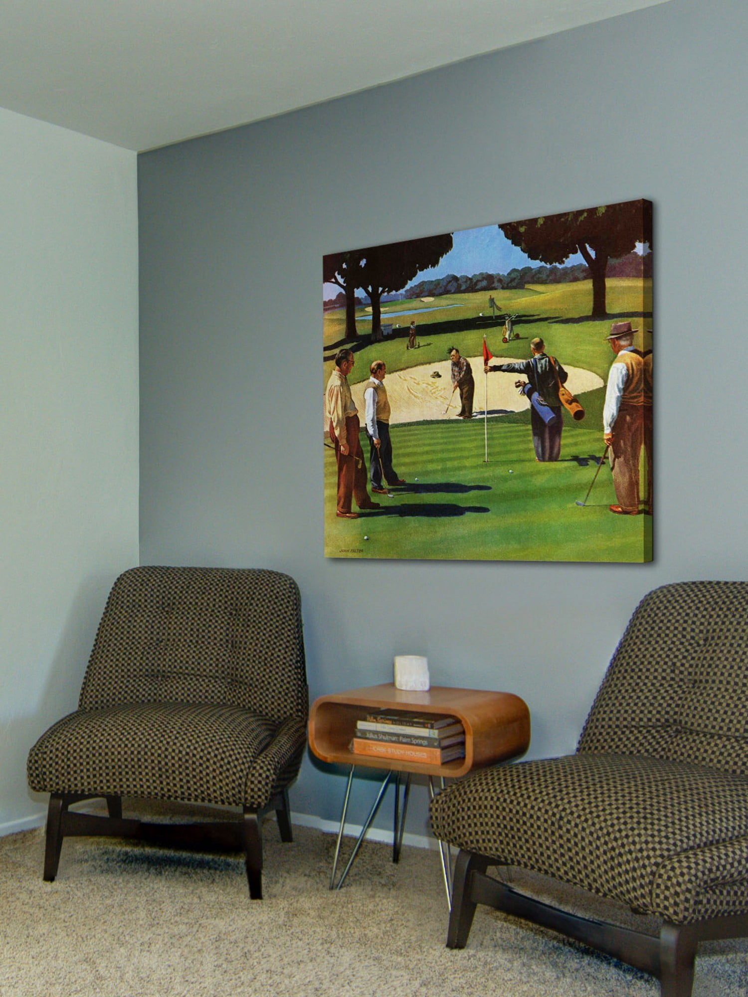 Marmont Hill Sand Trap by John Falter Painting Print on Canvas