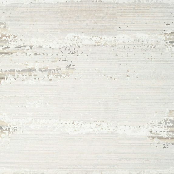 Ahgly Company Indoor Square Contemporary Dark White Beige Solid Area Rugs, 8' Square