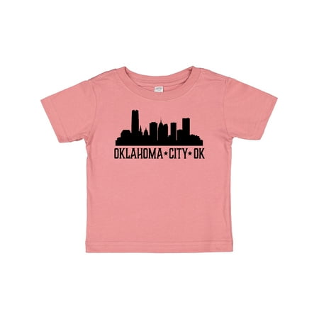 

Inktastic Oklahoma City Oklahoma Skyline Gift Baby Boy or Baby Girl T-Shirt