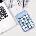 thumbnail image 4 of numérico inalámbrico, numérico de contabilidad financiera de 18 teclas para escritorio Color mezclado azul jinwen teclado numérico, 4 of 6