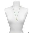 thumbnail image 3 of Delight Jewelry Silvertone Domed Music - Electric Guitar Silvertone Sisters Best Friends Forever Bar Charm Necklace, 23", 3 of 4