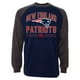 New England Patriots Scramble Raglan Long Sleeve Jersey T-Shirt - Old Time Football – image 1 sur 1