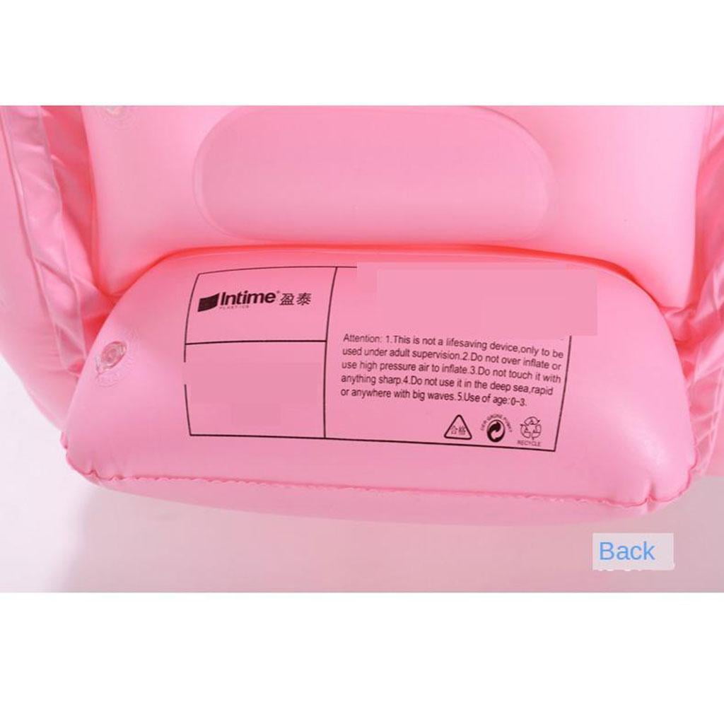Aymzbd Inflatable Bathtub PVC Thick Bathing Bath Tub for children Newborn Pink