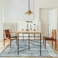 thumbnail image 3 of ReaLife Machine Washable Rug - Stain Resistant, Non-Shed - Eco-Friendly, Padded, Family & Pet Friendly - Made from Premium Recycled Fibers - Zara Distressed Vintage - Blue Ivory Grey - 3' x 5', 3 of 5