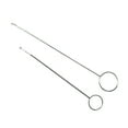 thumbnail image 4 of Baohd Stainless Steel Crochet Hook Portable Hand Held Ergonomic Professional Reusable Sewing Shop Weaving Needles Tool Long and Short 5Set, 4 of 6
