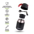 thumbnail image 3 of Termo para Comida Hikeo de Acero Inoxidable con Cuchara Plegable 628 ml, 3 of 5