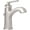 Brushed Nickel, variant on Miseno Mno611l Elysa 1.2 GPM Single Hole Bathroom Faucet - Nickel
