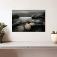 thumbnail image 2 of Elephant Stock Pop Rocky Beach Wall Art - Horizontal Canvas Wall Art - Living Room Wall Decor - Beach Canvas - Beige And Black Decor - 12" x 8", 2 of 8
