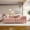 Pink, variant on 87.4" Cloud Couch ,Black Modern Upholstered Sofa Sectional Couches for Living Room, 3-Seater Premium Velvet Bubble Loveseat with Metal Legs & 2 Pillows for Bedroom