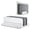 Silver, variant on Dual Vertical Desk Laptop Stand Holder, Fits MacBook Air/Pro, Silver | Aluminum Laptop Storage Rack for Desk, Adjustable Dock for Up to 17.3 in. Gaming Laptop, Space-Saving Desk Organizer