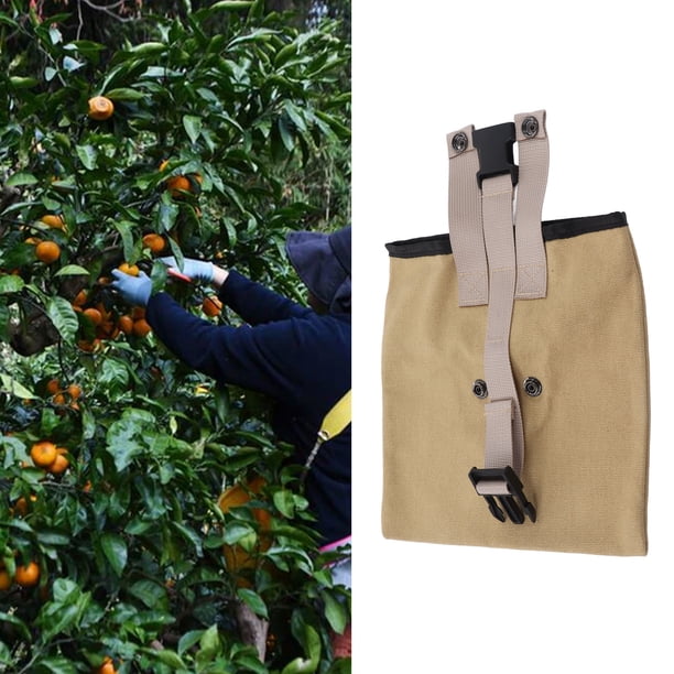 Bolsa para recolección de frutas, bolsa para recolección de alimentos al aire libre, bolsa Oxford para cazar hongos, bolsa Oxford de tela para recolección de alimentos, funcionamiento suave