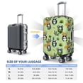 thumbnail image 4 of Pofeuu Cute Panda Bear In Greenery Forest Print Luggage Suitcase Cover Protector Luggage Washable Covers Aesthetic for 18/24/28/32 inch Luggage（No luggage included）-X-Large, 4 of 7