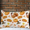 thumbnail image 6 of Pillowcases Autumn Pumpkins Mushrooms Pillow Cases Set of 2 Pillow Cover Cushion Case Rectangle Pillowcase with Hidden Zipper 20x30 Inch Home Decor, 6 of 6