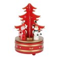 thumbnail image 2 of Caja De Música, Regalos De Navidad, Decoración Navideña, Fácil De Usar Para Niños, Regalos, Vacaciones, Navidad ANGGREK Rojo, 2 of 8