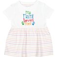 thumbnail image 3 of Inktastic My Nani Grandma Loves Me Girls Baby Dress, 3 of 5