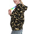 thumbnail image 2 of Haiem Christmas Gold Deers for Women's Fashion Hoodies & Sweatshirts with Kangaroo Pocket,Hooded Sweatshirt with Eye-catching Drawstrings-X-Large, 2 of 7