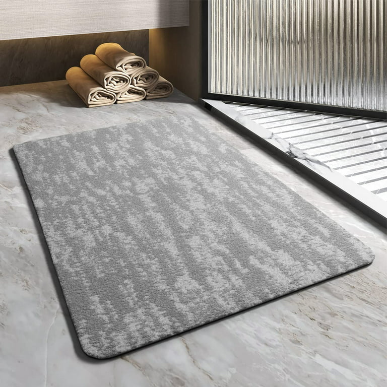 SIXHOME-Bath Rug-Quick Dry Absorbent Rubber Backed Thin Bathroom