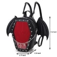 thumbnail image 4 of Monedero y bolso ENJOININ con forma de ataúd gótico para mujer, 4 of 9