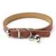thumbnail image 1 of Collar De Cuero Para Gatos Y Cachorros, Ajustable 20cm-27cm Cm - Marrón, 1 of 5