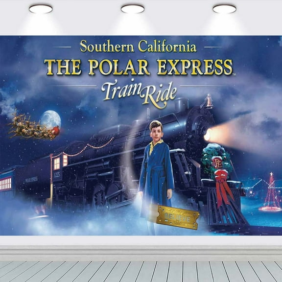 The Polar Express school Backdrop Background Banner Birthday Party Supplies Taspestry Wall Decor Poster Lover