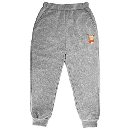 Ulitacool Christmas Boy Outfits Long Sleeve Xmas Suit Jogging Suit 2 Piece Reindeer Print Tracksuit Sports Suit Hoodie And Sports Trousers Tracksuit Fall Winter Soft Clothes Clear 13-14 Years