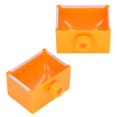 thumbnail image 4 of Cuenco Para Beber Para Colgar Mascotas, Cuenco De Alimentación Para Mascotas Fácil De Limpiar Fijo En Cualquier Lugar Fácil De Encontrar Para Evitar Morder Para La Alimentación OTVIAP Naranja, 4 of 8
