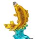 thumbnail image 3 of Estatua de pez koi de resina, figura decorativa para escritorio, mesa, centro de mesa, gabinete Oro, 3 of 9