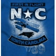 thumbnail image 2 of First In Flight NC Vacation Souvenir Womens Slim Fit Graphic Tee Brisco Brands S, 2 of 3