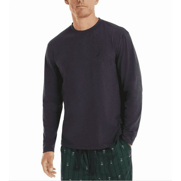 Nautica Men's Pajama Long-Sleeve T-Shirt - Charcoal Heather