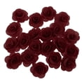 thumbnail image 2 of Cabezas de flores artificiales perfecl Borgoña 20 piezas, 2 of 8