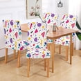 thumbnail image 2 of Yayeee 2 Pack Dining Chair Covers Stretch Parson Chairs Slipcovers Seat Protector, Retro Round, 2 of 6