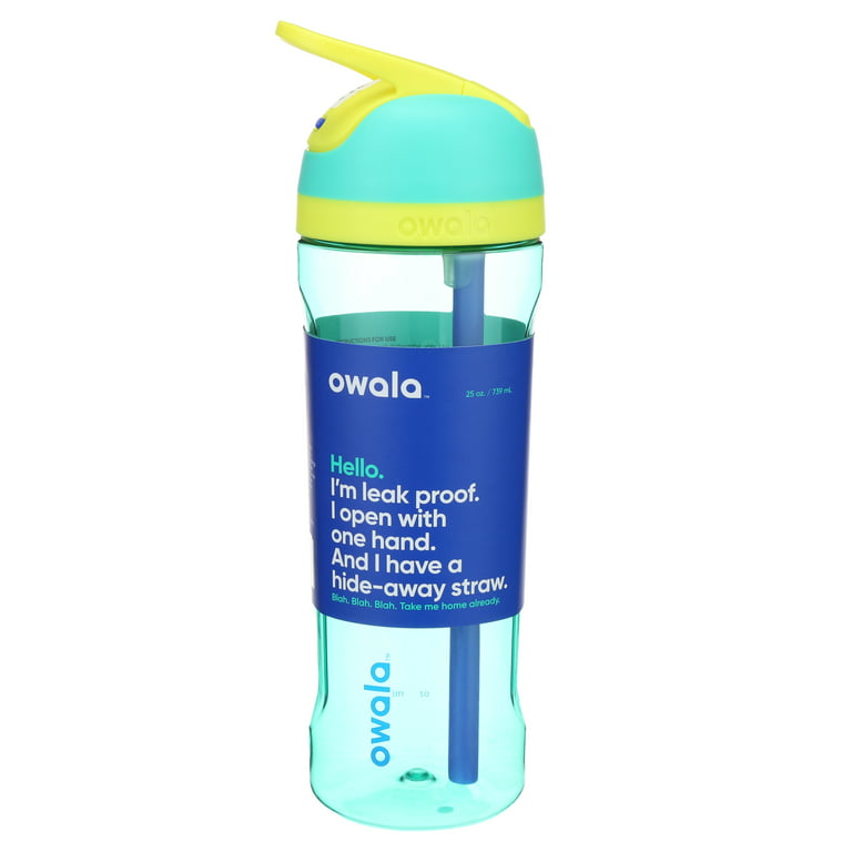 Owala Flip Water Bottle Tritan, 25 Oz., Shy Marshmallow White or