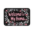 thumbnail image 3 of Sweet Welcome Home Mat Non-Slip Flannel Soft Doormat Floor Entryways Outdoor Indoor Front Door Mat,3 Sizes Optional, 3 of 7