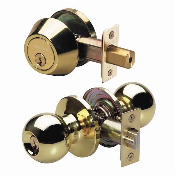 Master Lock Knob Lockset, Mechanical, Entrance, Grd. 3 BAC0603