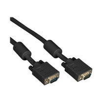 VGA Video Cable with Ferrite Core, Black, Male/Male, 20-ft. (6.0-m)