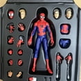 thumbnail image 6 of TIM SpiderM Peter Parker Action Figure Model Full Body Movable Replaceable Heads Hands Props Gift Box Set, 6 of 10