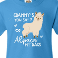 thumbnail image 4 of Inktastic Grammy's You Say Alpaca My Bags Youth T-Shirt, 4 of 5