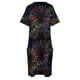 thumbnail image 4 of Vestido de noche holgado con bolsillos para mujer traje elegante de fiesta con diseño de fuegos artificiales para verano, 4 of 6